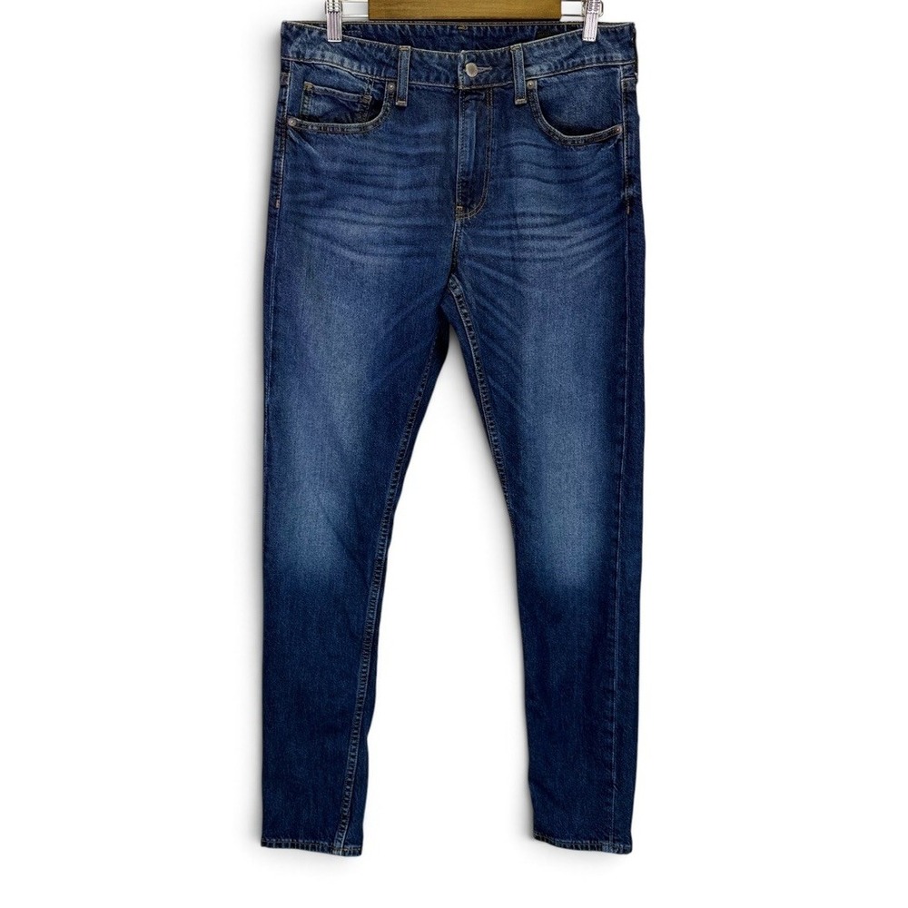 Bonobos Slim Taper Jeans Blue Dark Wash Stretch Mens Size 32/34